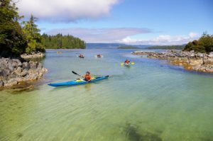 Great kayaking around Ucluelet