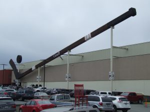 Red wanted to get a picture with the World's biggest hockey stick in Duncan